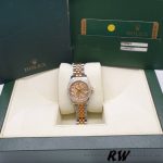 Rolex Datejust 179383 Crystal Gold Dust Champagne Dial 26MM Lady Replica Watch - Image 6