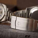 Rolex Oyster Perpetual Air-King 114234 Blue Hour Markers Silver Dial 34mm Unisex replica watch - Image 4