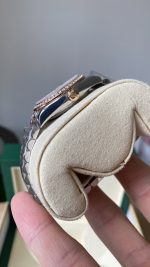 Rolex Datejust Olive Green Diamond Steel & Rose Gold 279381RBR 0007 Lady Watch - Image 7