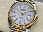 Rolex Datejust 126333 0016 White Index Jubilee 41mm Two Tone Steel - Image 5