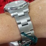 Rolex Oyster Perpetual 177200 Grape Red Dial 31mm Lady Replica Watch - Image 5