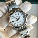 Rolex Oyster Perpetual 177200 White Arabic Dial Oyster Bracelet 31mm Lady Replica Watch - Image 2