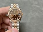 Rolex Datejust 31 Stainless Steel and Rose Gold Chocolate Diamond Dial m278341rbr 0028 - Image 3