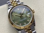 Rolex Datejust 31mm Stainless Steel and Yellow Gold 278273 0003 Green Jubilee - Image 4