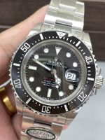 Rolex Sea-Dweller 126600 Stainless Steel Black Dial 43MM Mens Replica Watch - Image 4