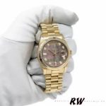 Rolex Day-Date 118238 Dark Mother of Pearl 36mm Unisex Replica Watch - Image 2