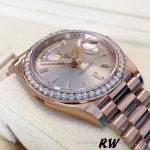 Rolex Day-Date 228345RBR 0007 Sundust Diamond Dial Diamond Bezel 40mm Mens Replica Watch - Image 13