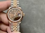 Rolex Datejust 28 Chocolate Index Steel & Rose Gold m279171 0009 Women's Watch - Image 3