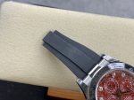 Rolex Cosmograph Daytona 40MM White Gold Rare Rubellite Dial 116509 Rubber Strap - Image 10