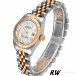 Rolex Datejust 179173 Mother Of Pearl White Dial 26MM Lady Replica Watch - Image 3