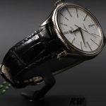 Rolex Cellini Time 50509 Black Leather Strap White Dial 39mm Mens Replica Watch - Image 12