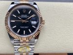 Rolex Datejust 41 Everose Gold Black Dial Jubilee Bracelet 126331 - Image 3