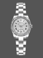 Rolex Oyster Perpetual 176234 Silver Roman Diamond Dial 26MM Lady Replica Watch