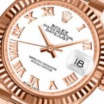 Rolex Datejust 279175 White Roman Numeral Dial Fluted Bezel 28mm Lady Replica Watch - Image 3