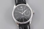 Rolex Cellini Date 50519 Black Leather Black Dial 39mm Mens Replica Watch - Image 3