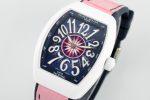 Franck Muller Women's Yacht Pink Leather Strap - Image 3