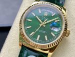 Rolex Day Date 36 Green Dial Solid 18k Yellow Gold 118138 0003 - Image 4