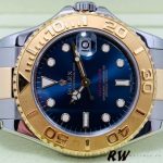 Rolex Yacht-Master 168623 Steel and Gold Blue Dial 35MM Unisex Replica Watch - Image 4