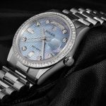 Rolex Day Date 118346 Oxford Motif Diamond Dial 36mm Unisex Replica Watch - Image 2