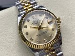 Rolex Datejust 31mm Stainless Steel and Yellow Gold 278273 0026 Champagne Diamond Jubilee - Image 4