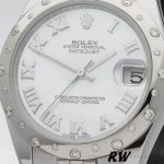 Rolex Datejust 178344 Stainless Steel White Roman Numeral Dial 31MM Lady Replica Watch - Image 3