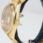 Rolex Day-Date 118238 Arabic Numeral Wave Champagne Dial 36mm Unisex Replica Watch - Image 3