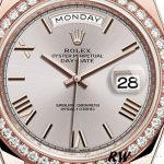 Rolex Day-Date 228345RBR Sundust Roman Dial Diamond Bezel 40mm Mens Replica Watch - Image 2