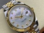 Rolex Datejust 126333 0018 41mm White Mother of Pearl Diamond Dial Men's Watch - Image 4