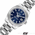 Rolex Datejust 179160 Domed Bezel Blue Index Dial 26MM Lady Replica Watch - Image 2