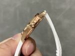 Replica Patek Philippe Aquanaut Rose Gold White Dial 5068R 010 36mm Lady Watch - Image 8