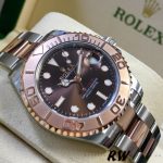 Rolex Yacht-Master 268621 Everose Bezel Chocolate Dial 37mm Unisex Replica Watch - Image 13