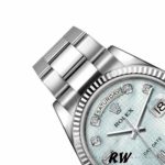 Rolex Day-Date 118239 Mother of Pearl White Dial 36mm Unisex Replica Watch - Image 3