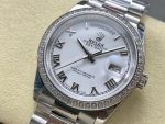 Rolex Day Date 36 White Gold Diamond Bezel White Dial m128399tbr 0019 - Image 5