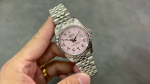 Rolex Datejust Middle Eastern Digital Pink Dial Fluted Bezel M126234 - Image 2