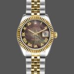 Rolex Datejust 179173 Mother Of Pearl Black Dial 26MM Lady Replica Watch