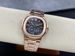 Patek Philippe Nautilus Moon Phase Rose Gold Black Dial 5712 1R 001 40MM - Image 8