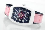 Franck Muller Women's Yacht Pink Leather Strap - Image 4