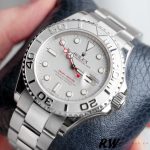 Rolex Yacht Master 16622 Silver Dial 40mm Mens replica watch - Image 3