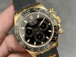 Rolex Daytona 116518LN Black Dial Yellow Gold 40mm Mens Replica Watch - Image 4