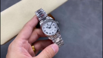 Rolex Day Date 36 White Dial Platinum President Bracelet m128236 0017 - Image 2