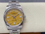 Rolex Oyster Perpetual Yellow Dial Oystersteel 124300 0004 - Image 3