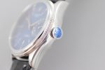 Rolex Cellini Date 50519 Blue Dial Blue Leather Strap 39MM Mens Replica Watch - Image 15