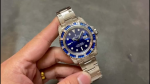 Rolex Submariner Date 116610LN Custom Diamond Stainless Steel Blue Dial 40MM Mens Replica Watch - Image 2