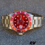 Rolex Submariner 16610 Stainless Steel Refinished Red Dial 40mm Mens Replica Watch - Image 4