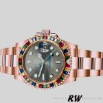 Rolex Yacht-Master 116695 Everose Gold Grey Dial 40MM Mens Replica Watch - Image 4