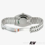 Rolex Day-Date 228206 Blue Roman Numeral Dial Platinum 40MM Mens Replica Watch - Image 5