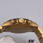 Rolex-Daytona 116528 Yellow Gold White Dial 40mm Mens Replica Watch - Image 4