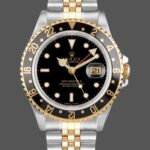 Rolex GMT-Master II 16713LN Oystersteel Yellow Gold Black Dial 40MM Mens Replica Watch