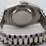 Rolex Day-Date 218206 Silver Diamond Dial Platinum 41MM Mens Replica Watch - Image 5