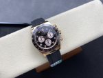 Rolex Daytona Everose Rubber 126515LN 0004 Black Dial Diamond Watch - Image 6